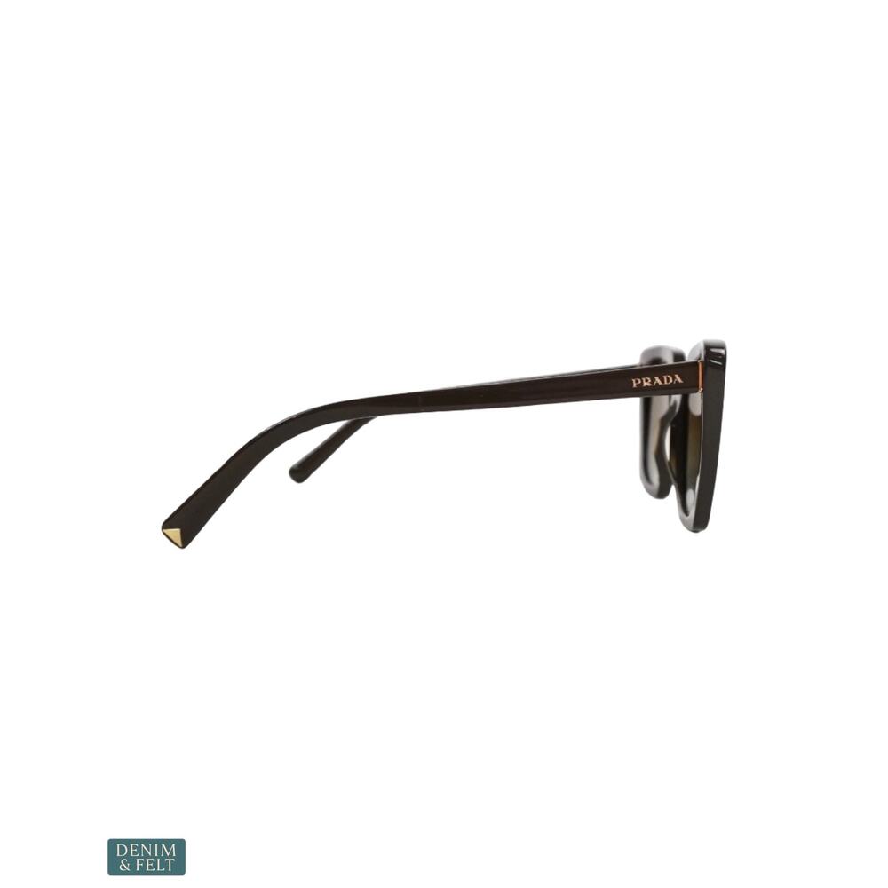 NEW Prada PR 23ZS Loden Brown Gradient Polarized Sunglasses Luxe Glam Luxury - Picture 9 of 15
